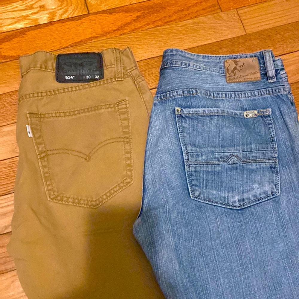 Bundle - Buffalo jeans 32x32 & Levis 514 30x32